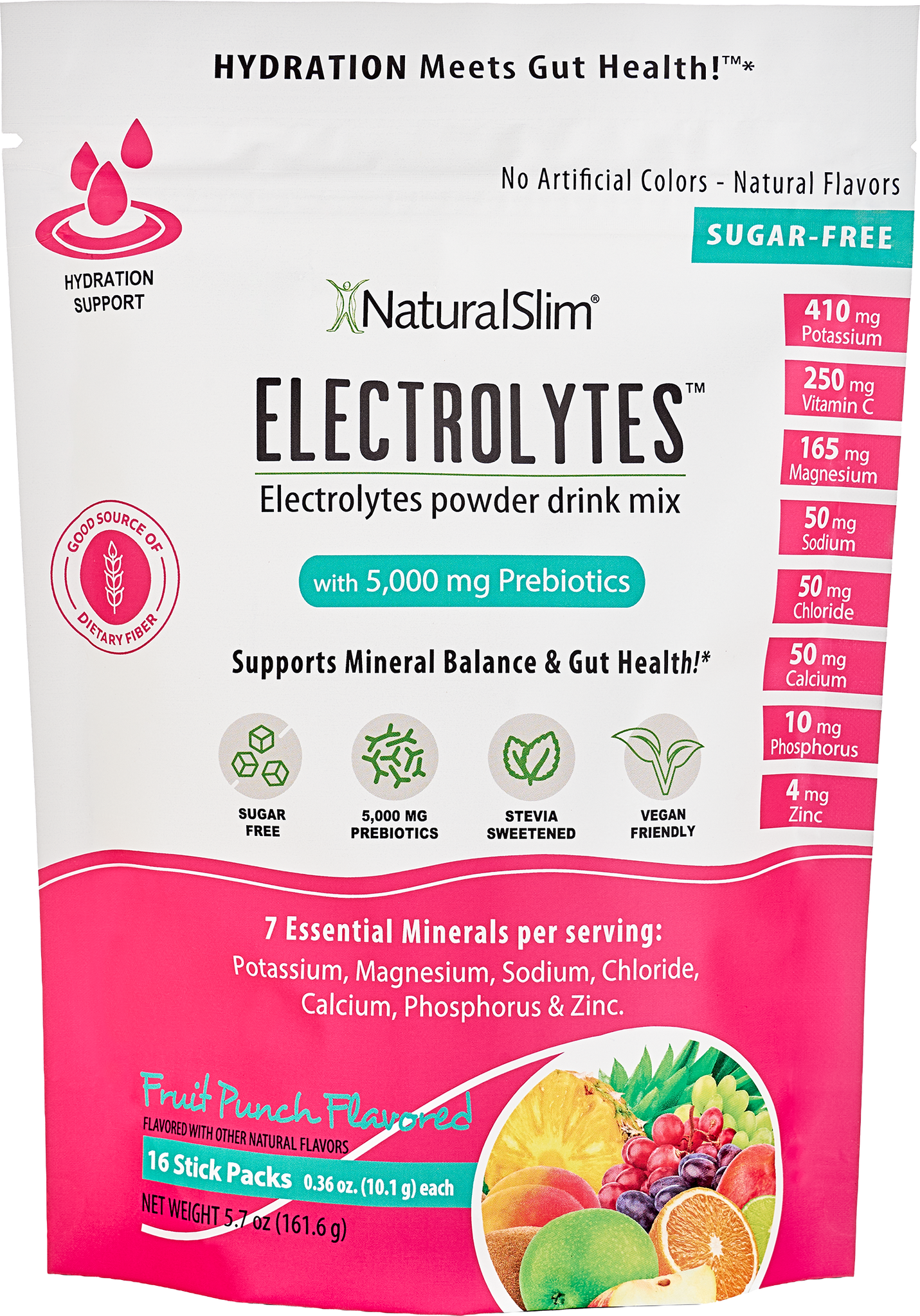 NaturalSlim Electrolytes Fruit Punch - alternate view