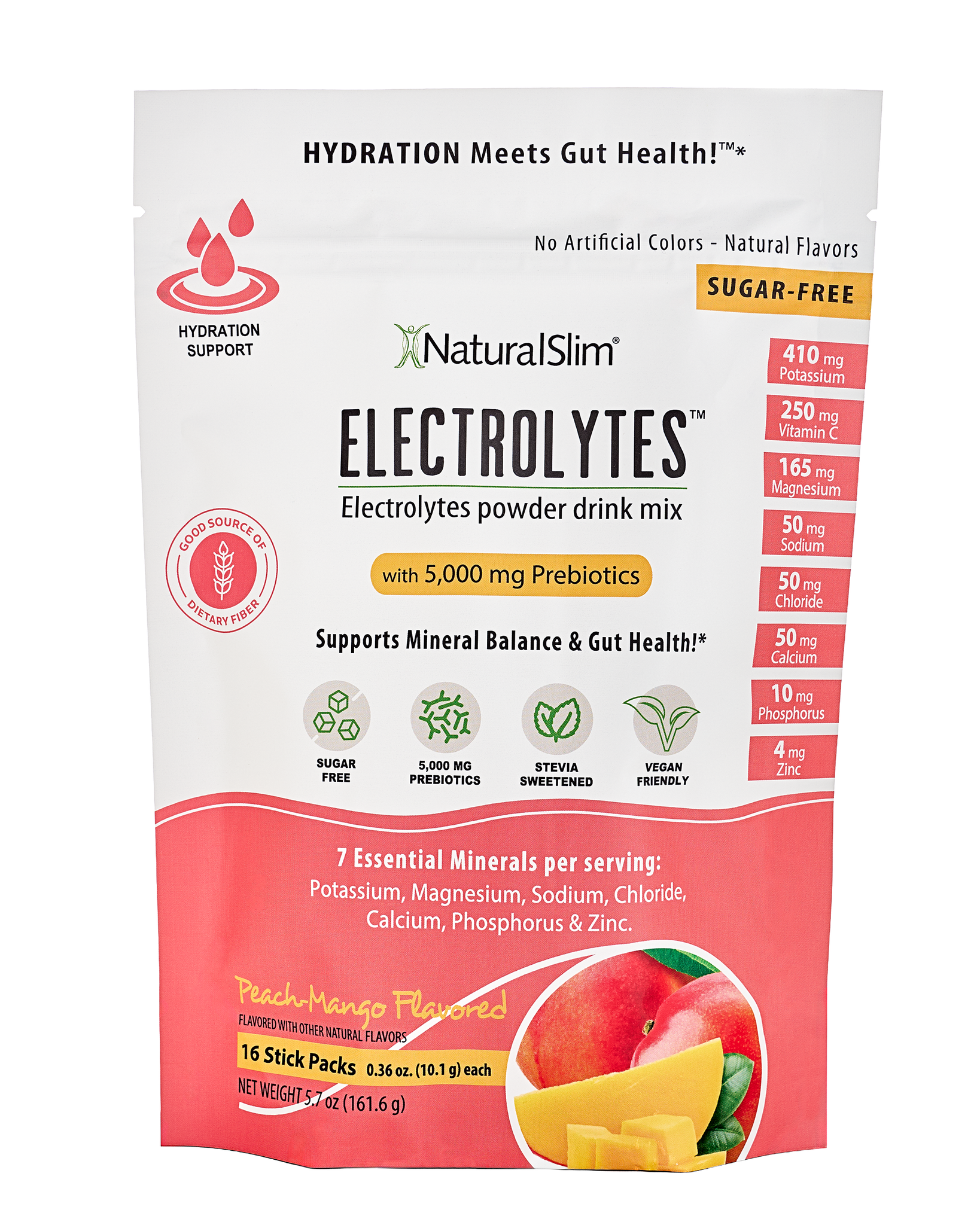 NaturalSlim Electrolytes Peach-Mango - product lifestyle image