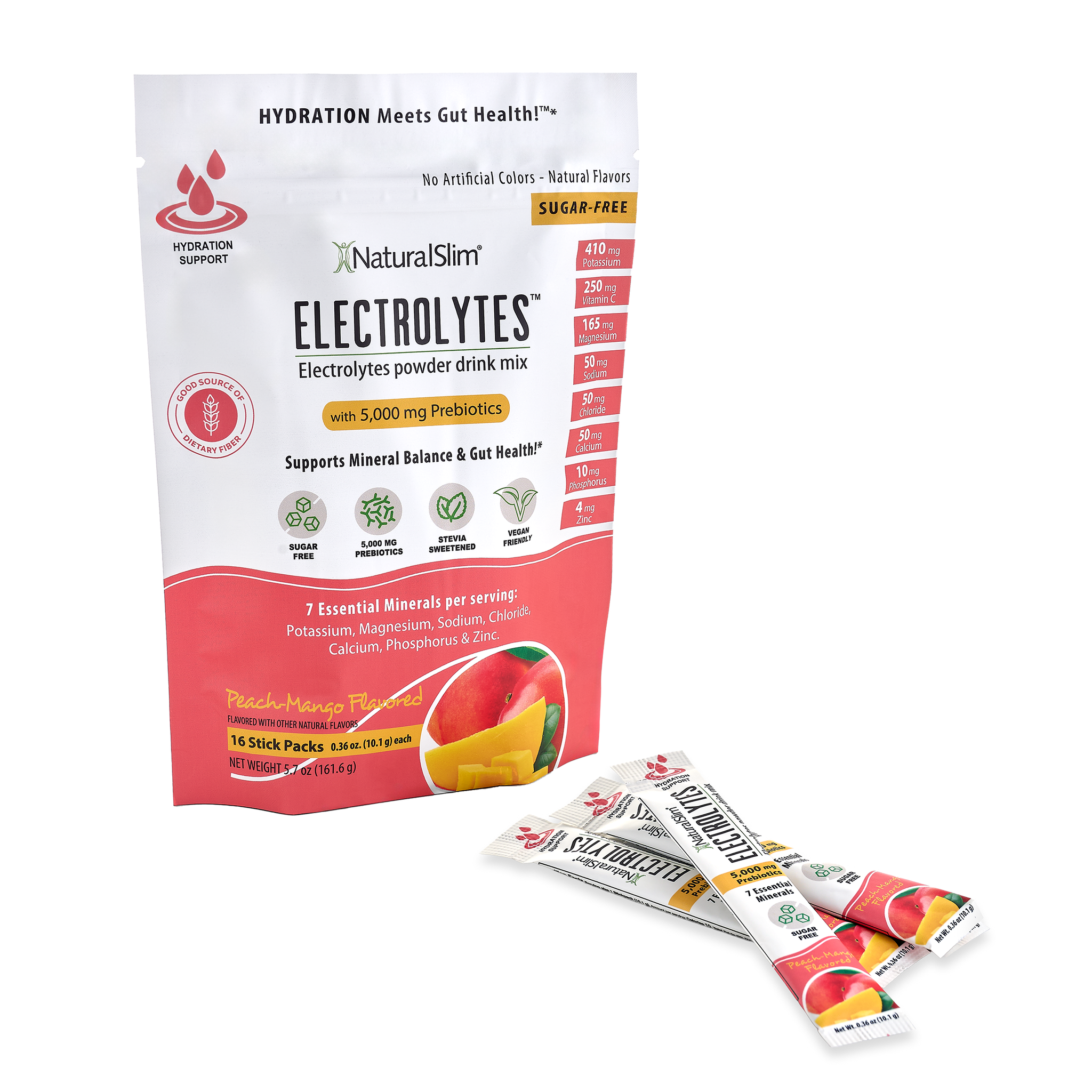 NaturalSlim Electrolytes Peach-Mango - product photo