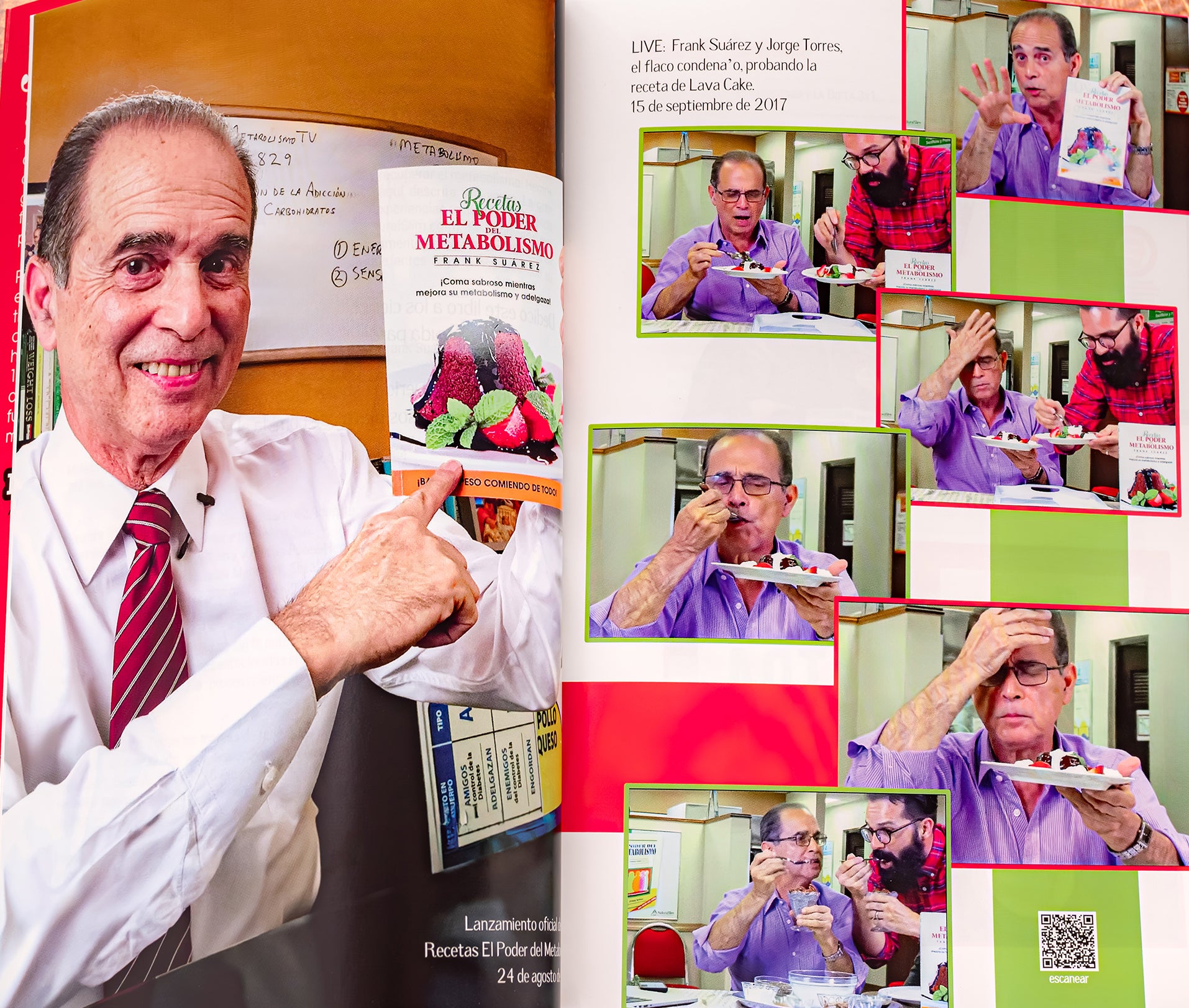 Recetas El Poder del Metabolismo por Frank Suárez - Spanish version