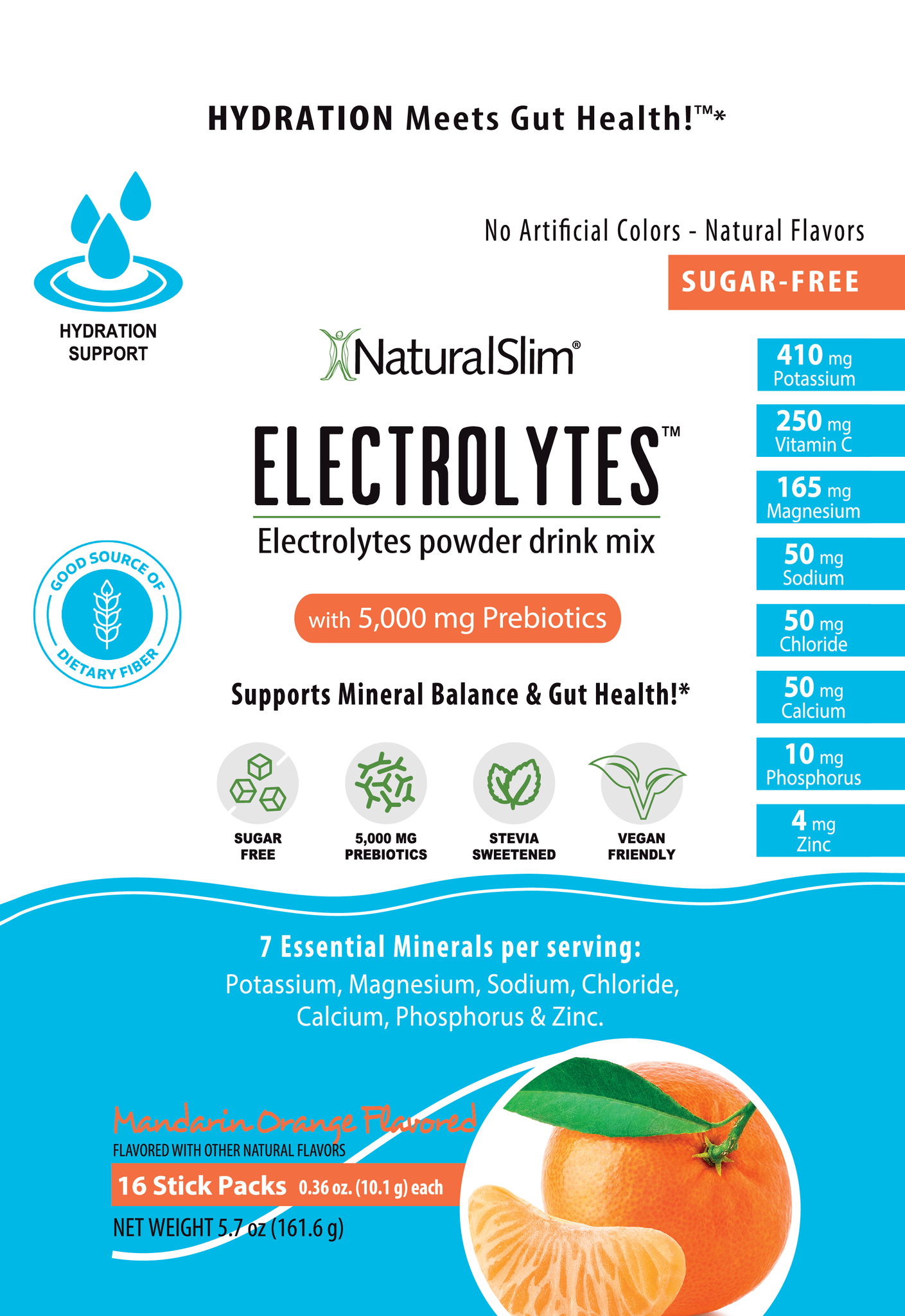 NaturalSlim Electrolytes™ Mandarin Orange