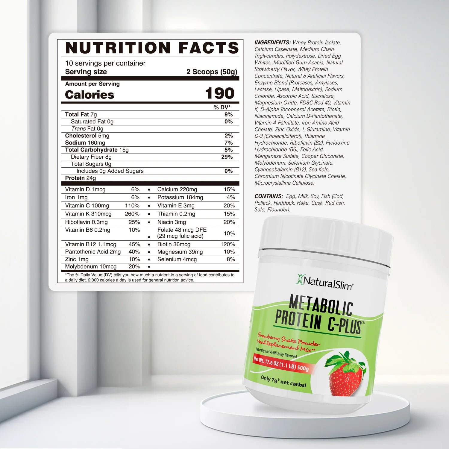 METABOLIC PROTEIN® C-PLUS FRAISE