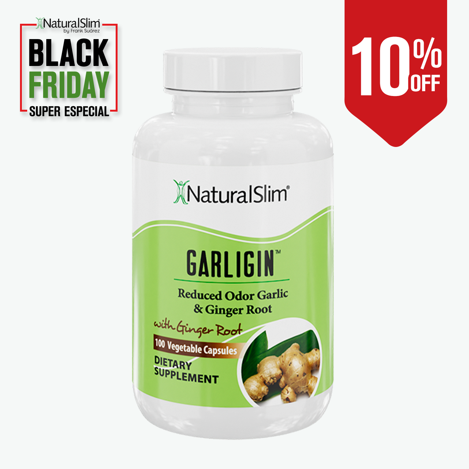 Garligin™ | Mezcla de Ajo y Jengibre *Sistema Inmune