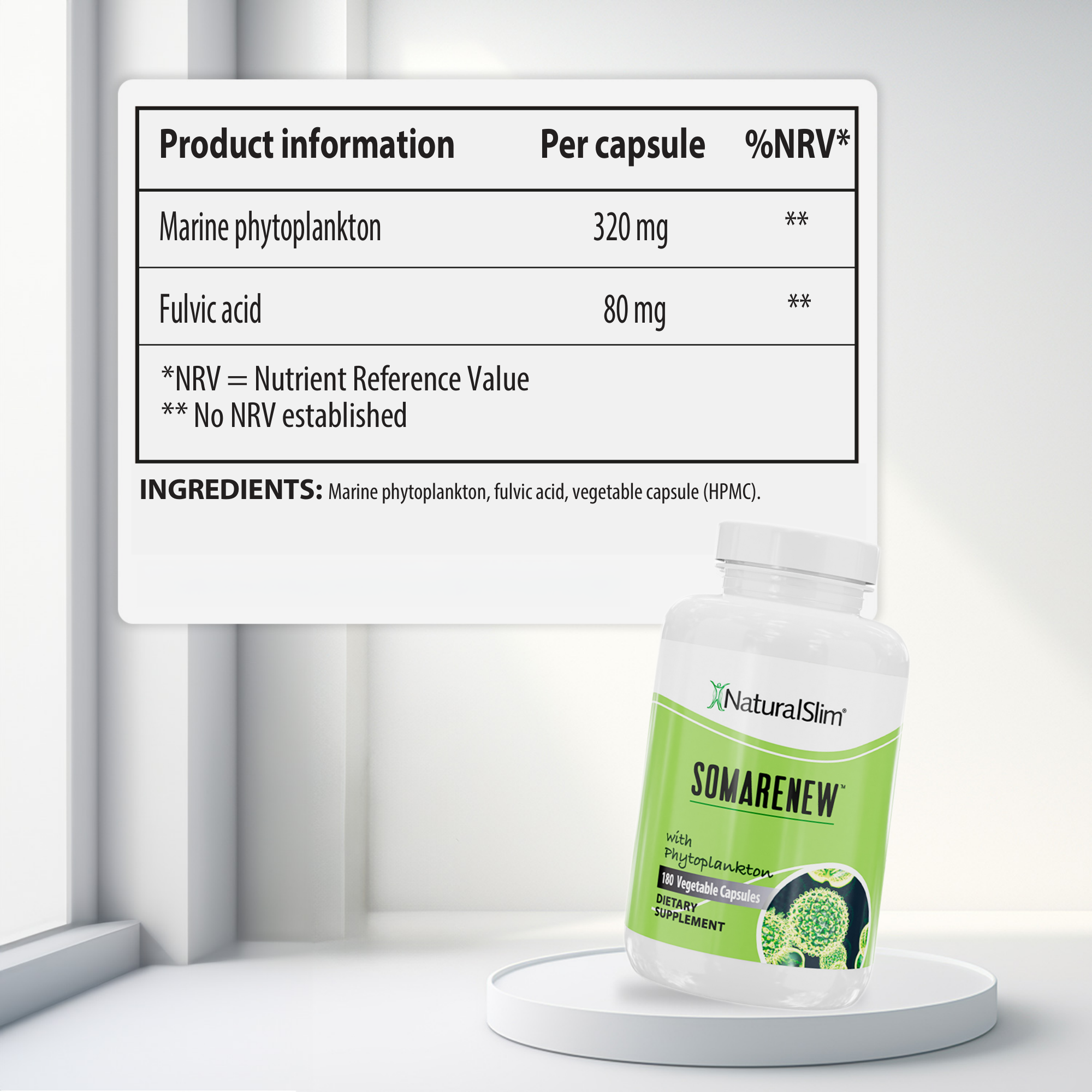 SomaRenew nutritional information