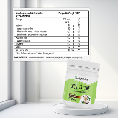 Coco-10 Plus voedingswaarde-informatie
