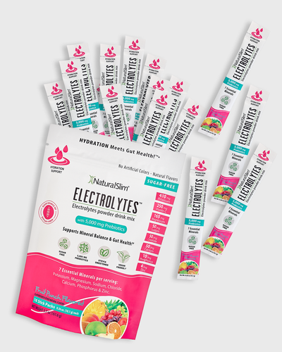 NaturalSlim Electrolytes Fruit Punch - product lifestyle image