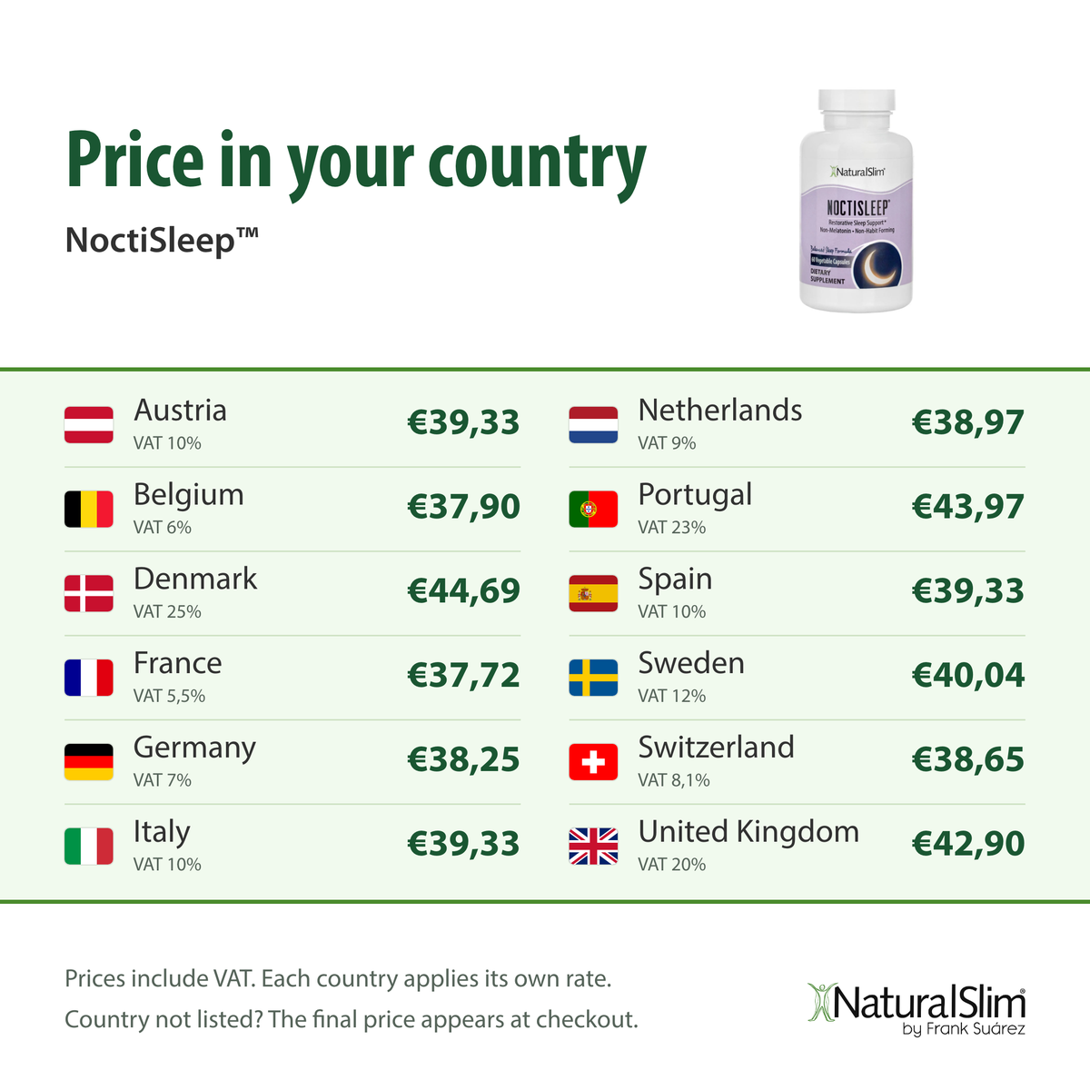 [prices] Price in your country: NoctiSleep™